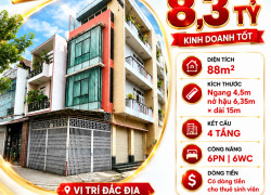 GIẢM TIẾP 200TR – GIÁ MỚI 8,3 TỶ – NHÀ GÓC 2 MẶT TIỀN