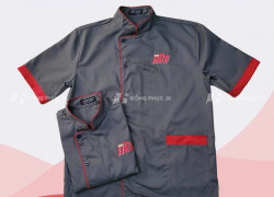 Áo Bếp Tay Ngắn Chuẩn Phong Cách Chef Chuyên Nghiệp