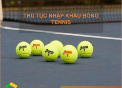 Thủ tục nhập khẩu bóng tennis
