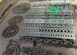 Diềm CNC mái kính theo kích thước và bản vẽ