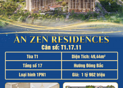 CĂN 1PN AN ZEN RESIDENCES: NHỎ GỌN NHƯNG KHÔNG ĐƠN ĐIỆU