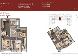 CH21 – CĂN 2PN TẠI HOÀNG HUY ROSE RESIDENCE