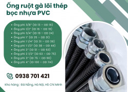 Ống ruột gà lõi thép bọc nhựa PVC – Giải pháp bảo vệ dây điện linh hoạt Phú Yên, Huế