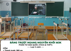 BẢNG TRƯỢT NGANG 3 CÁNH – KT: 120X450 CM (M4K)