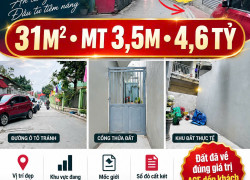 HÀNG HIẾM BÁN ĐẤT NGUYỄN VĂN LINH, LONG BIÊN  SAU 1 NHÀ RA Ô TÔ TRÁNH  KHU VỰC ĐANG PHÁT TRIỂN 31M²  MT 3,5M  4,6 TỶ.