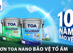 Địa chỉ cung cấp sơn nước Toa trong nhà, ngoài trời chính hãng giá rẻ tại TPHCM