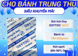 Bánh trung thu đóng gói kín, gói chống mốc OXYTOC có ích gì?