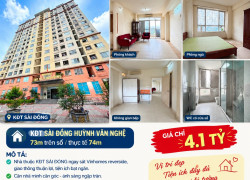 BÁN CHUNG CƯ LÔ GÓC THOÁNG SÁNG SÀI ĐỒNG HÀNG XÓM VINHOMES 2 NGỦ BAN CÔNG RỘNG 74M² 4.1 TỶ.