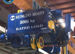 Pa Lăng Sungdo Dầm Đơn 3 Tấn Trần Thấp