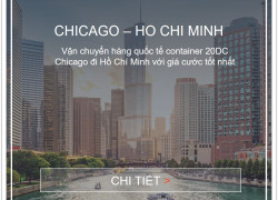Giá Cước Vận Tải Biển Từ Chicago, Usa Về Hồ Chí Minh, Việt Nam