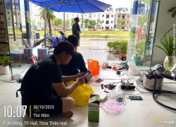 MUA NHÀ ĐỪNG ĐỂ NHÀ LŨ. SHOPHOUSE PHÚ XUÂN CITY, CỐT NỀN CAO RÁO, KHÔNG NGẬP LỤT.