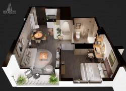HỒ BƠI THE ZENITH: ĐIỂM HẸN NGHỈ DƯỠNG NGAY TẠI NHÀ