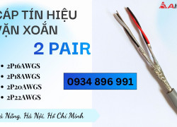 Cáp vặn xoắn 2 Pair 16 AWG – Giao nhanh Bình Thuận, Lâm Đồng, Đắk Nông