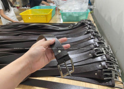 Xưởng may dây nịt nam nhận gia công theo mẫu có sẵn