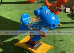 Thú nhún lò xo trẻ em nhập khẩu, thú nhún voi, gà, ngựa dành cho trẻ em