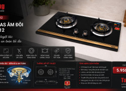 🔥 BẾP GAS ĐÔI ÂM TAKING TK 2712 - CHUẨN SANG TRỌNG, BỀN BỈ TỪNG CHI TIẾT!