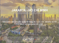 Vận Chuyển Hàng Lẻ (LCL) Từ Jakarta, Indonesia Về Việt Nam