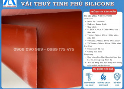 Vải thủy tinh phủ silicone chịu nhiệt dùng trong công nghiệp