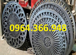 Mâm CNC kết hợp vòng sắt tạo cụm hoa văn hoàn chỉnh