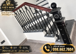CẦU THANG SẮT NGHỆ THUẬT – ĐẸP SANG TRỌNG, GIÁ TẬN XƯỞNG