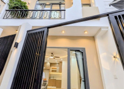 Ngang lớn 5m x 9m, NHÀ MỚI GẦN 45m2 Sát hẻm xe hơi thông Nguyễn Văn Đậu,Bình Thạnh