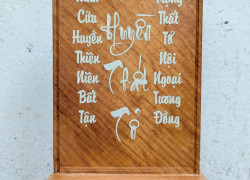 bán bài vị cửu huyền thất tổ bằng gỗ cao cấp, bài vị gia tiên bằng gỗ