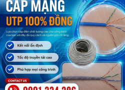 Cáp Mạng UTP Cat5E Cat6 4 Pair 100% Đồng – ALTEK KABEL