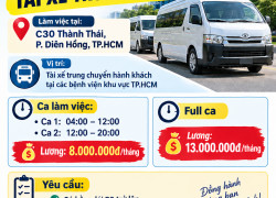 NHÀ XE ĐỨC THÀNH TUYỂN TÀI XẾ TRUNG CHUYỂN TP.HCM