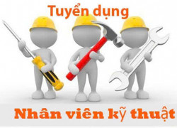 Tuyển NV kỹ thuật biết cơ bản điện nước làm Gò Vấp