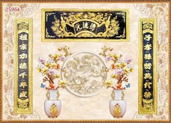 Tranh gạch phòng thờ 3d - 754CVB