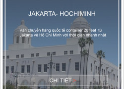 Giá Cước Vận Tải Đường Biển Từ Jakarta Về Hồ Chí Minh