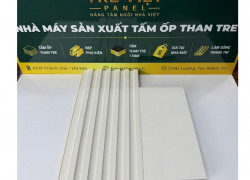 Tấm ốp than tre kèm lam sóng