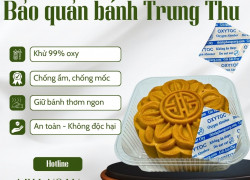 Gói OXYTOC chống mốc bánh trung thu, vì sao được đặt vào từng gói bánh?