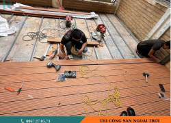 Dịch vụ thi công sàn ngoài trời giá rẻ tại Hà Nội +8 mẫu