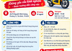 [KO CẦN KN] NHÂN VIÊN GIAO HÀNG XE MÁY TÂN BÌNH