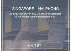 Giá Cước Vận Chuyển Hàng Lẻ Từ Singapore Về Việt Nam