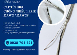 Cáp tín hiệu chống nhiễu 1 Pair 22AWG/22AWGS Altek Kabel – Cáp tín hiệu xoắn đôi 2 lõi