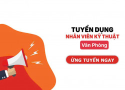 Tuyển NV kỹ thuật văn phòng thiết kế, lên bảng vẽ