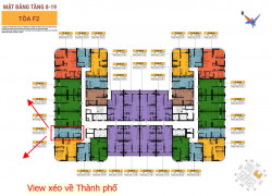 Độc quyền căn Studio trục 20 F2 FourS Tower giá chỉ 1,6 tỷ hướng mát mẻ, cho thuê tốt