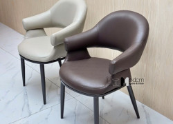 Ghế phòng ăn nệm da có tay CN16009-P tại HCM