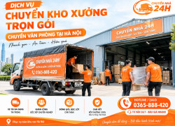 Nhận chuyển kho xưởng, chuyển văn phòng tại Hà Nội