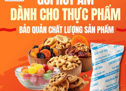 Gói hút ẩm cho đồ ăn khô, hỗ trợ giữ trạng thái khô ráo cho bao bì