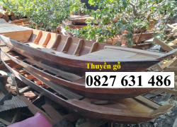 Thuyền gỗ chèo tay 3 người, Xuồng cây Miền Tây 4 người
