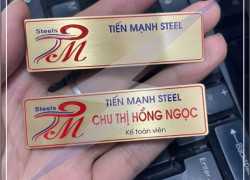 Bảng tên nam châm, ghim cài các loại