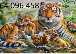 Tranh gạch 3d con hổ - BCV32