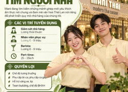 MANI THÁI tuyển giám sát, barista & phục vụ ở HN