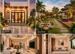Nhà vườn mới 250m2, 1ty150, ở hoặc cho  thuê