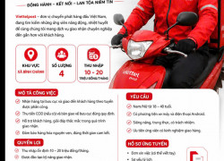 TUYỂN 4 BƯU TÁ GIAO NHẬN HÀNG BÌNH CHÁNH