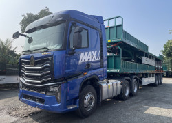 Rơ mooc sàn lửng mở bửng 2 trạng thái Cimc Dongguan - Chở container và hàng rời