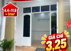 Bán nhà 51m2 trệt lửng ngay CVPM Quang Trung Q12 hẻm 5m giá 3.25tỷ
